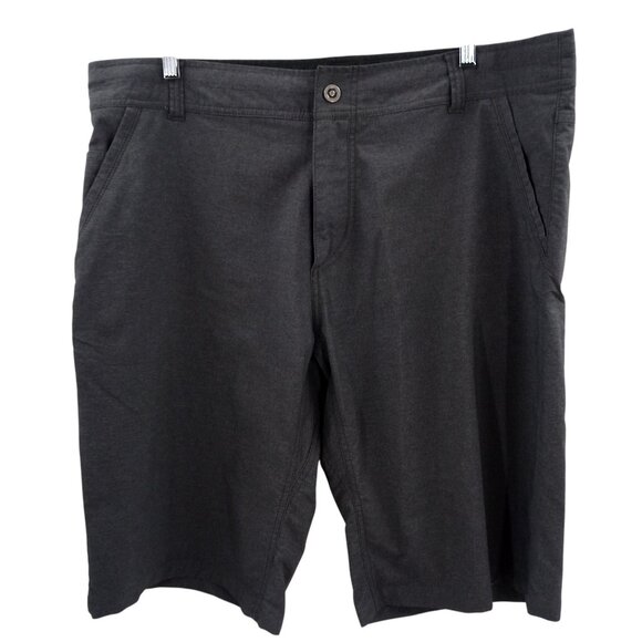 Kuhl Shift Amphibia Gray Stretch Flat Front Shorts Size 40 Pockets Outdoor - Picture 1 of 12